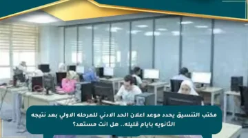 مكتب التنسيق يحدد موعد إعلان الحد الأدنى للمرحلة الأولى بعد نتيجة الثانوية بأيام قليلة.. هل أنت مستعد؟